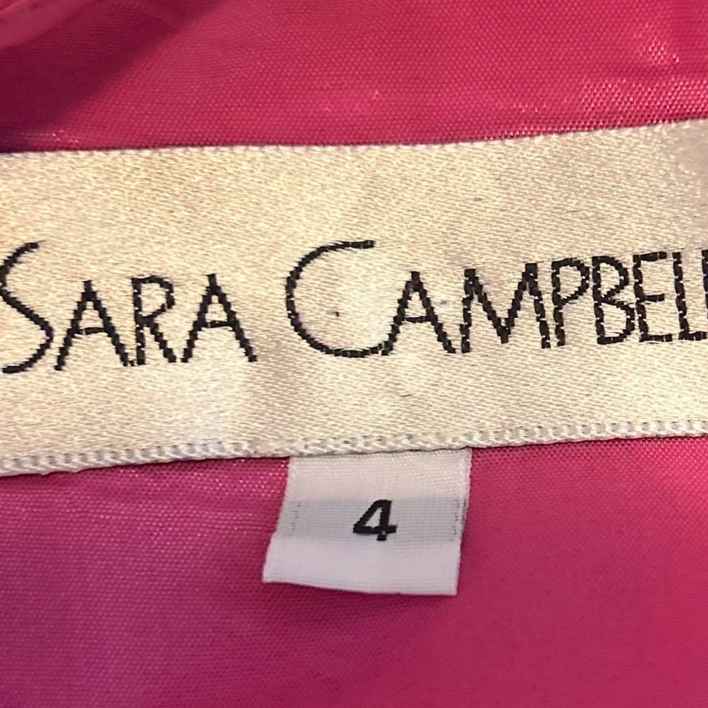 Sara Campbell Vibrant Pink Midi Dress Size 4 - Picture 3 of 11